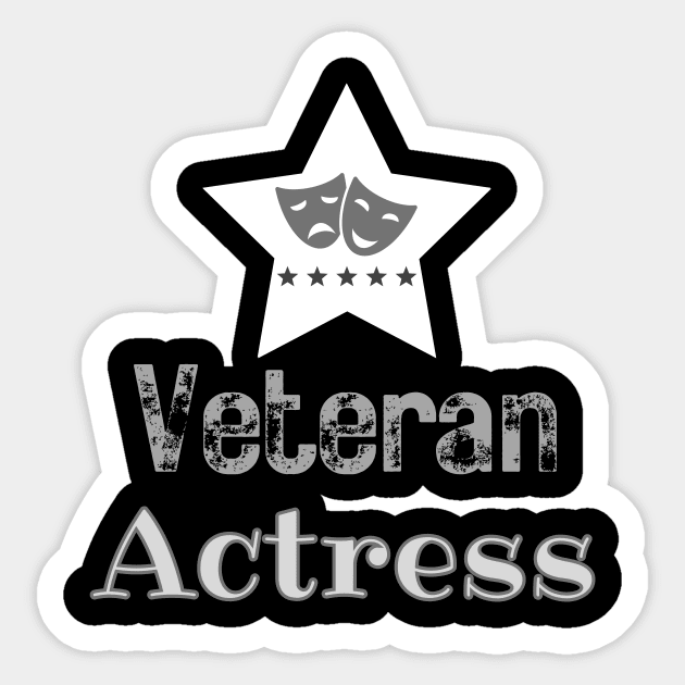 The Veteran Actress Sticker by WearablePSA